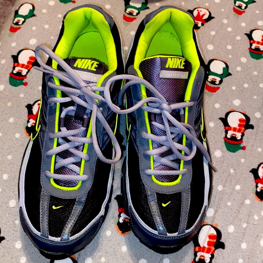 Nike Men's Initiator Running Shoe Black/Black/Dark Grey